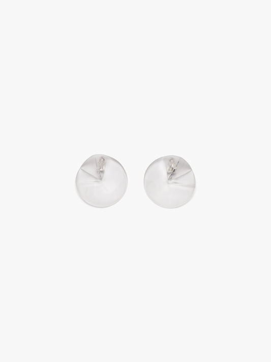 nomi earrings: clear greencast