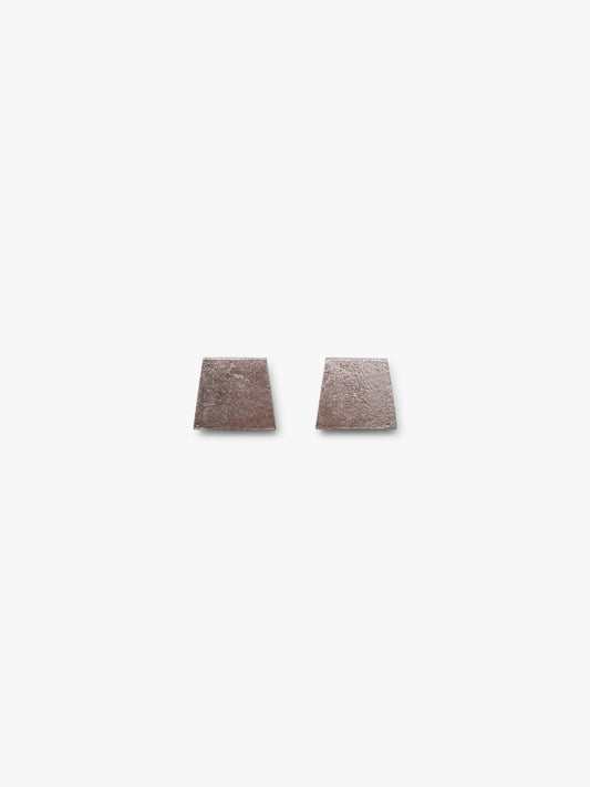 Zuke earrings: acacia, silverfoil